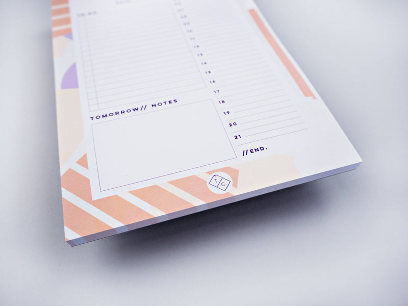 The Completist Spots + Stripes Daily Planner Pad