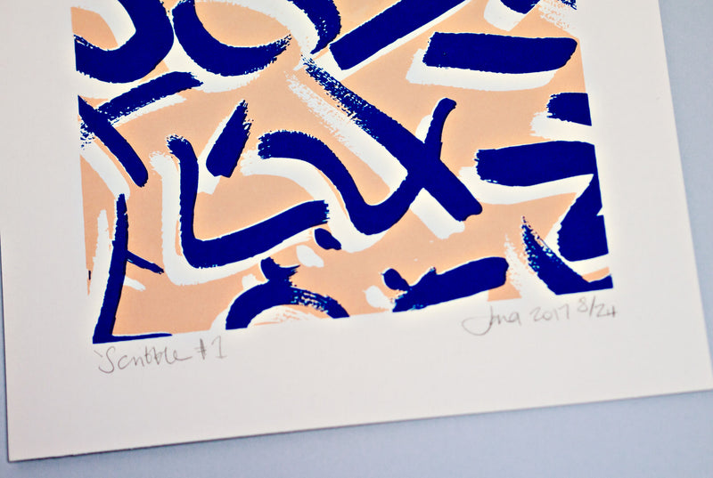 The Completist Scribble #1 Limited Edition Screen Print