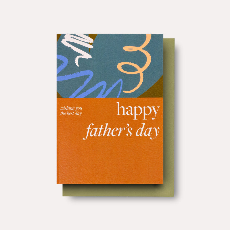 Contour Father's Day Card