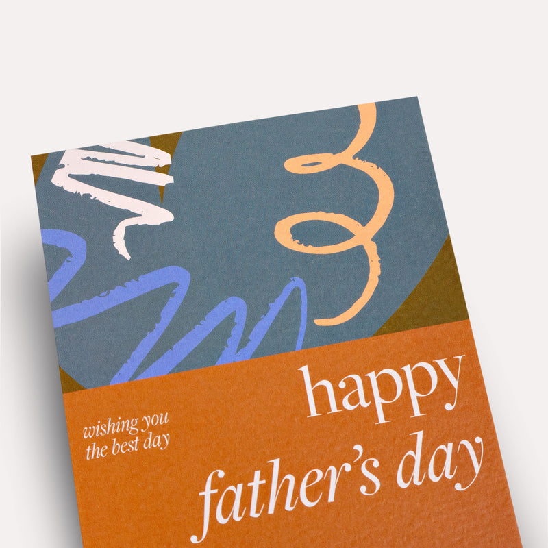 Contour Father's Day Card