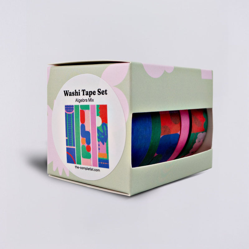 The Completist Algebra Mix Washi Tape Set