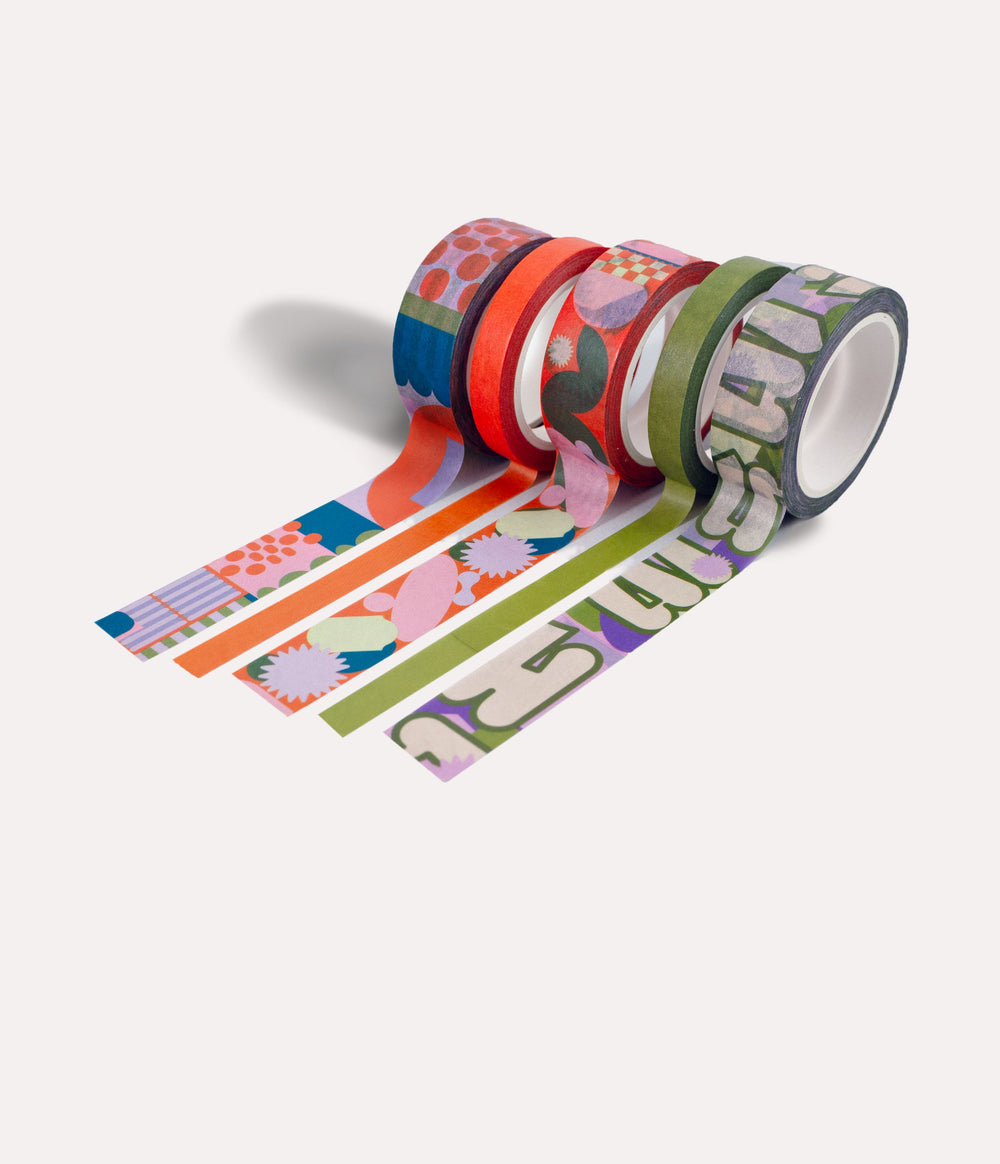 Ginger Mix Washi Tape Set