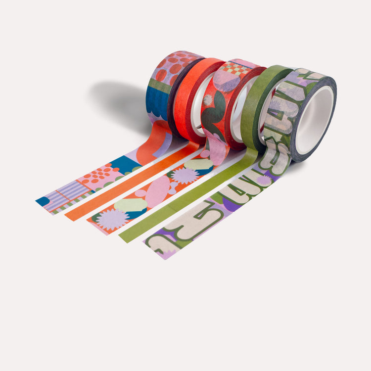 Ginger Mix Washi Tape Set