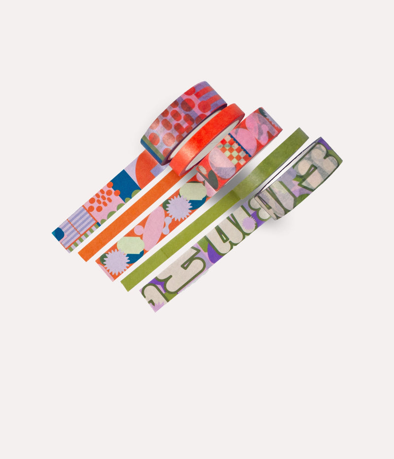 The Completist Ginger Mix Washi Tape Set