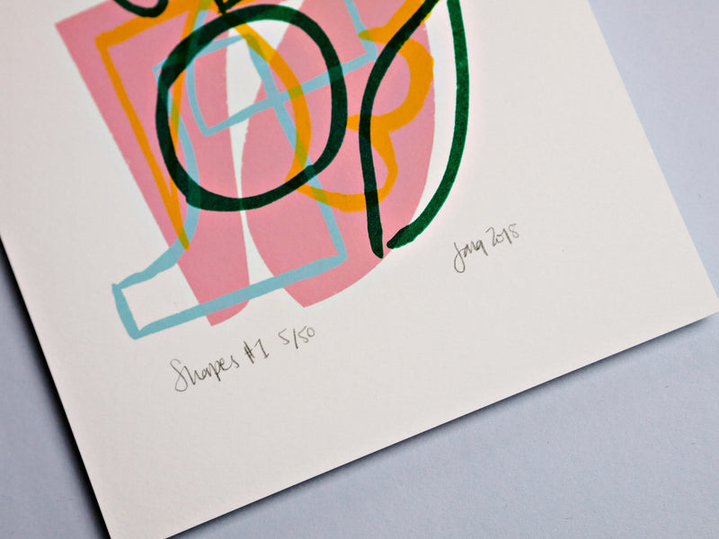 The Completist Shapes #1 Limited Edition Screen Print