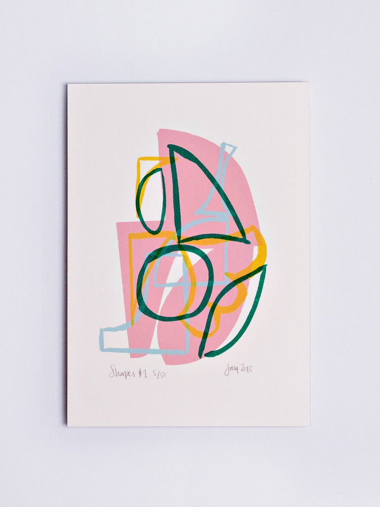 The Completist Shapes #1 Limited Edition Screen Print