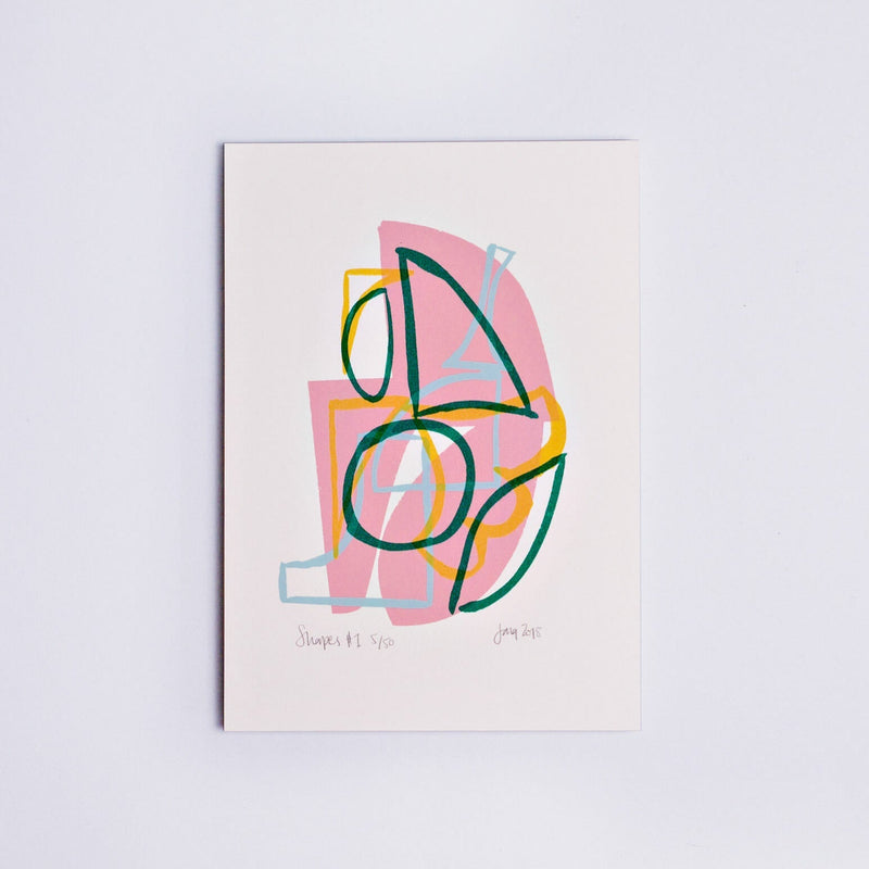 The Completist Shapes #1 Limited Edition Screen Print