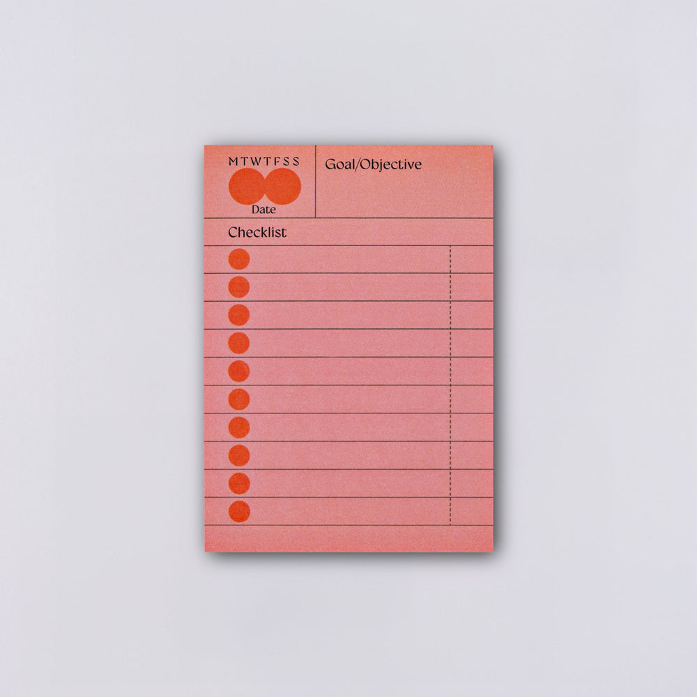 Hinoki Goal Checklist Sticky Notes