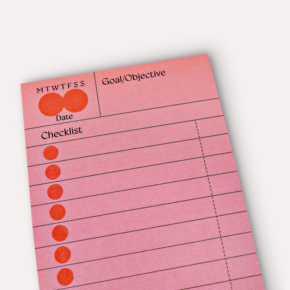 Hinoki Goal Checklist Sticky Notes