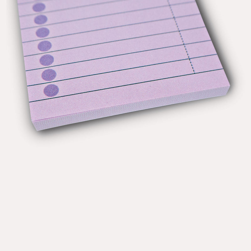 The Completist Ginger Goal Checklist Sticky Notes