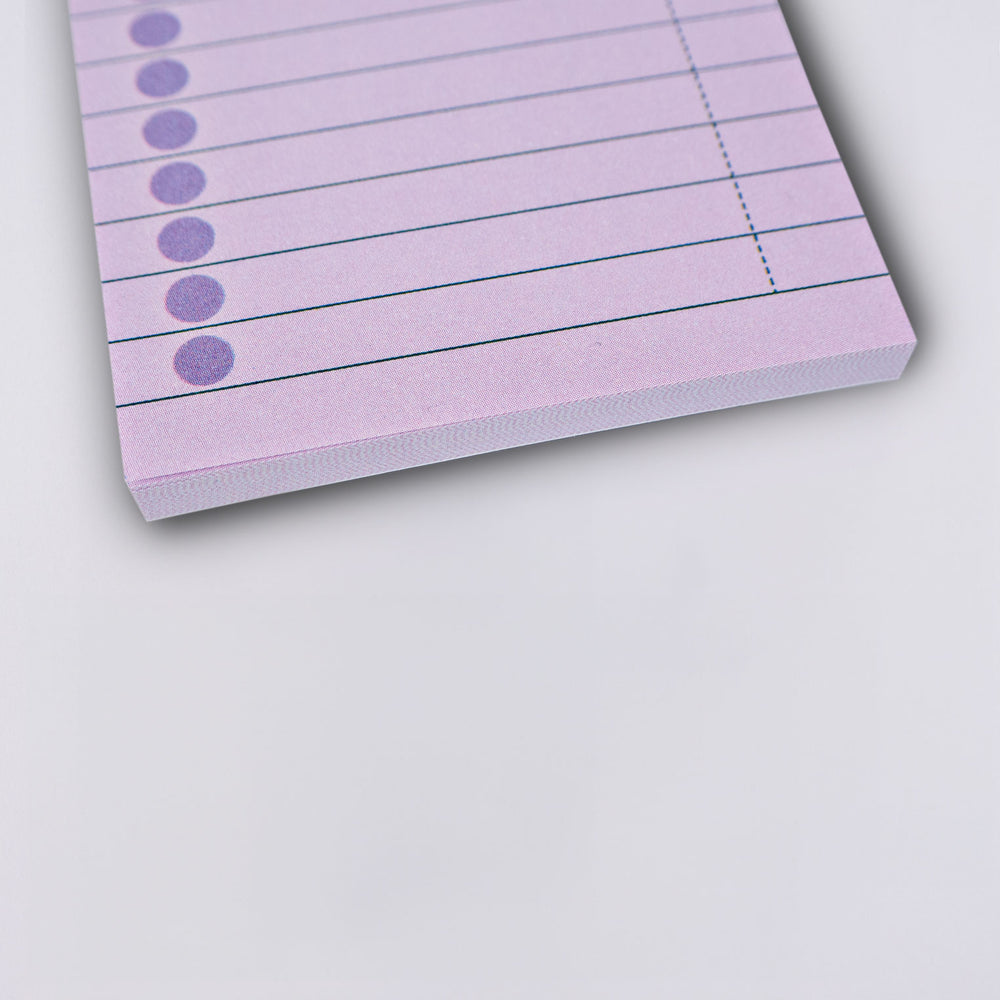 Ginger Goal Checklist Sticky Notes