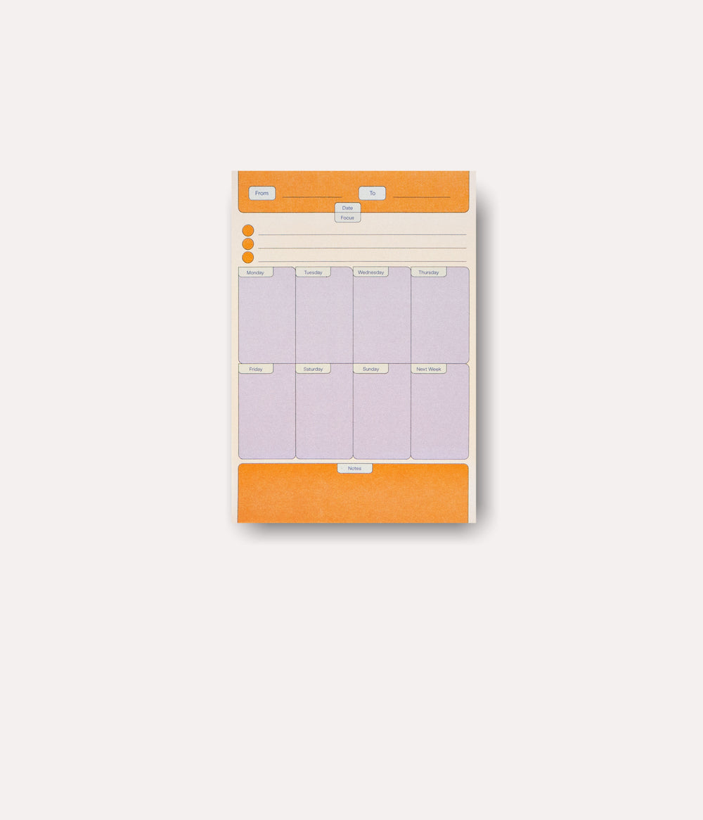 Beams Weekly Planner Sticky Notes