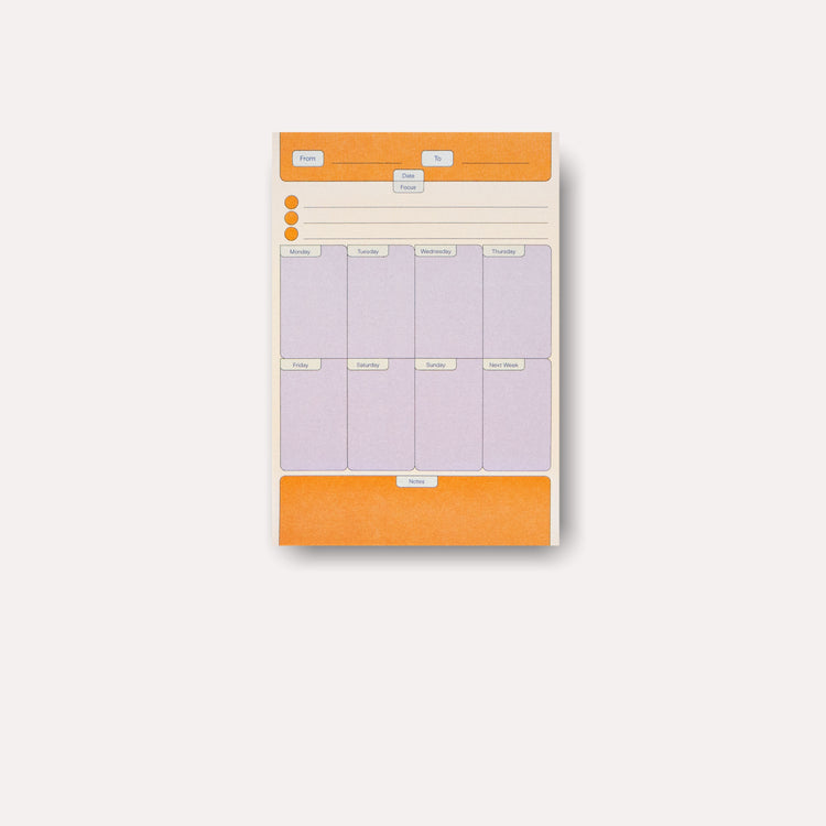 Beams Weekly Planner Sticky Notes