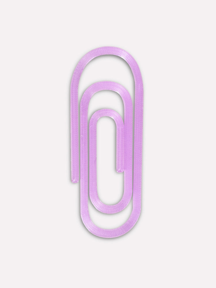 Paperclip Translucent 3D Printed Bookmark