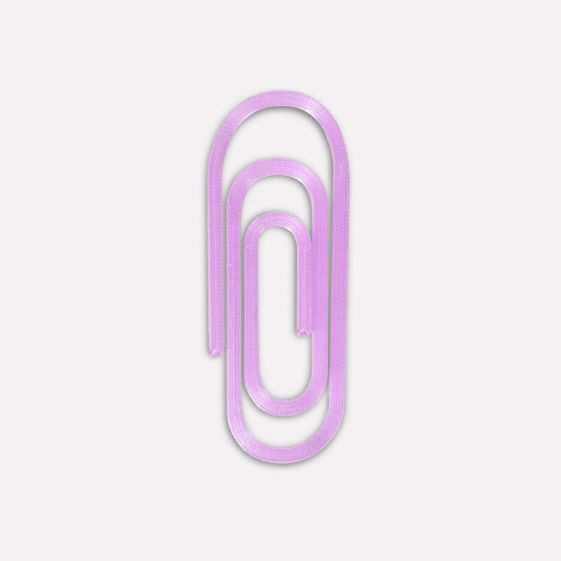 Paperclip Translucent 3D Printed Bookmark