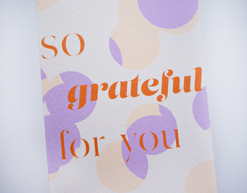 The Completist Grateful for You Card