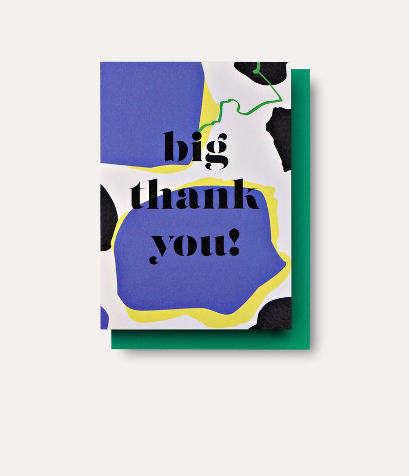 The Completist Mulberry Big Thank You Card