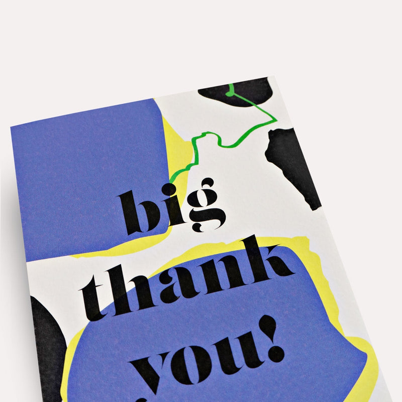 The Completist Mulberry Big Thank You Card