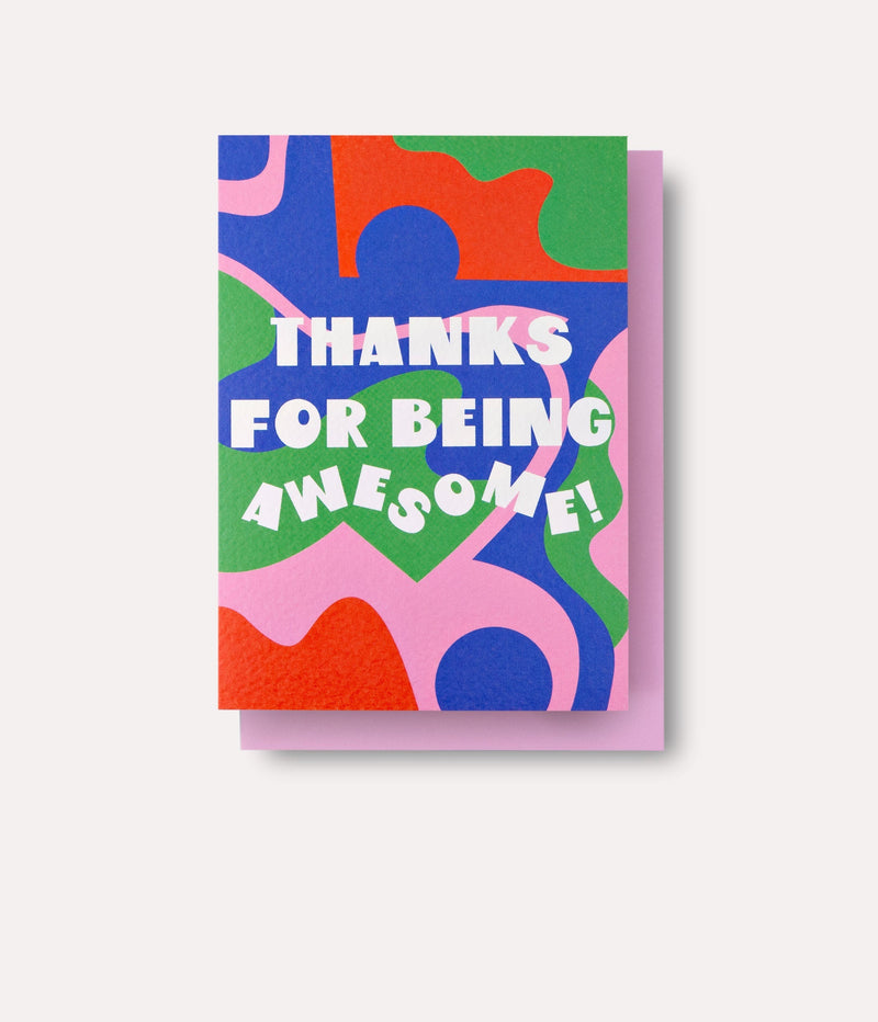 The Completist Thanks You Are Awesome Card