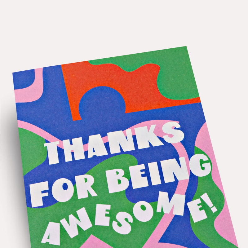 The Completist Thanks You Are Awesome Card