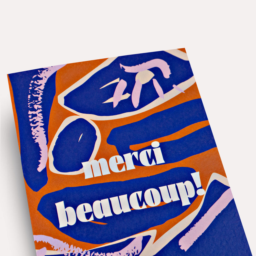 Capri Merci Beaucoup Card