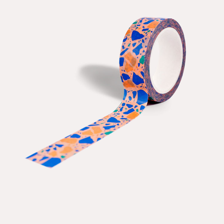 Peach Terrazzo Washi Tape