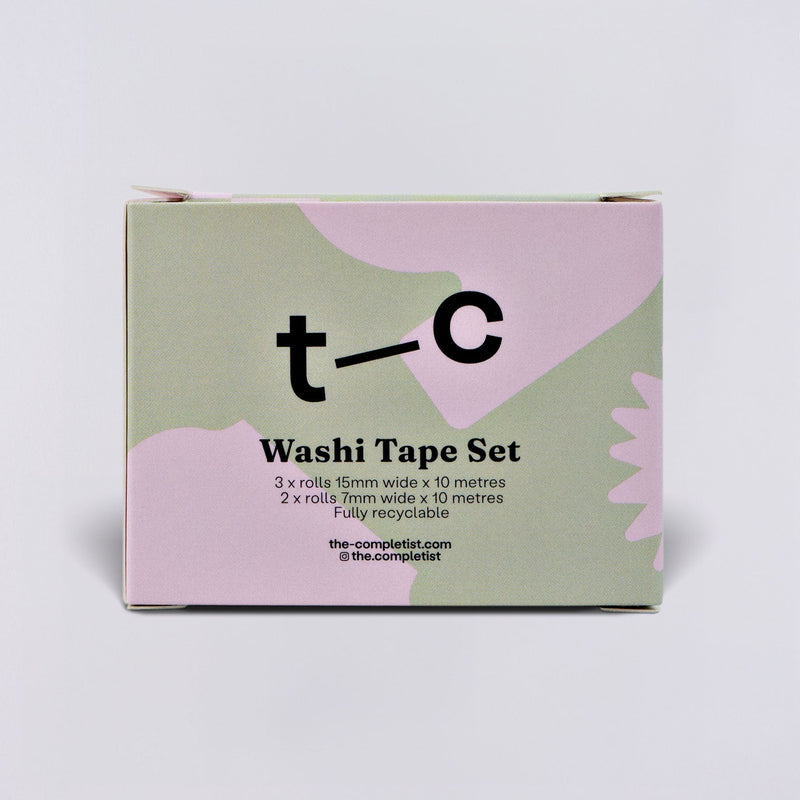 The Completist Ginger Mix Washi Tape Set