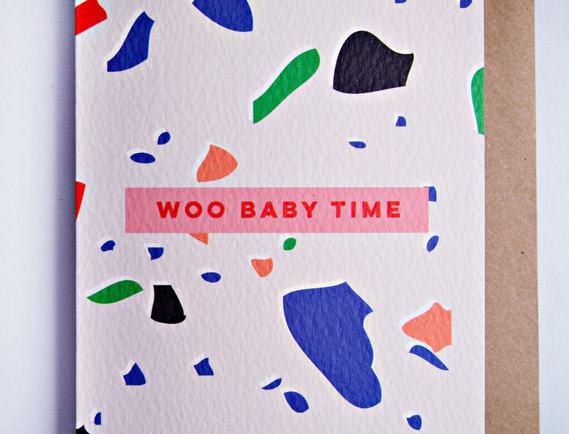 The Completist Woo Baby Card