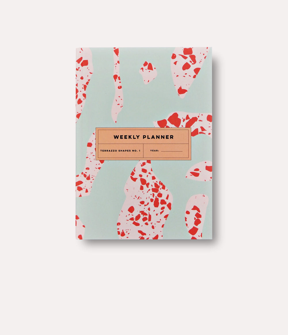 Terrazzo Shapes No.1 Undated Weekly Planner Book