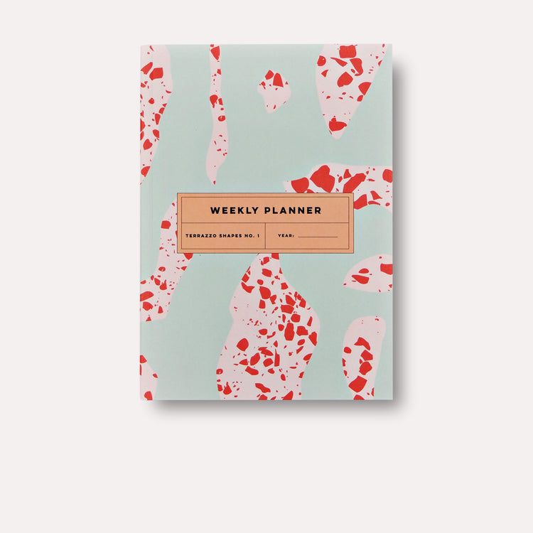 Terrazzo Shapes No.1 Undated Weekly Planner Book