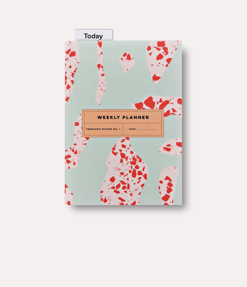 Terrazzo Shapes No.1 Undated Weekly Planner Book