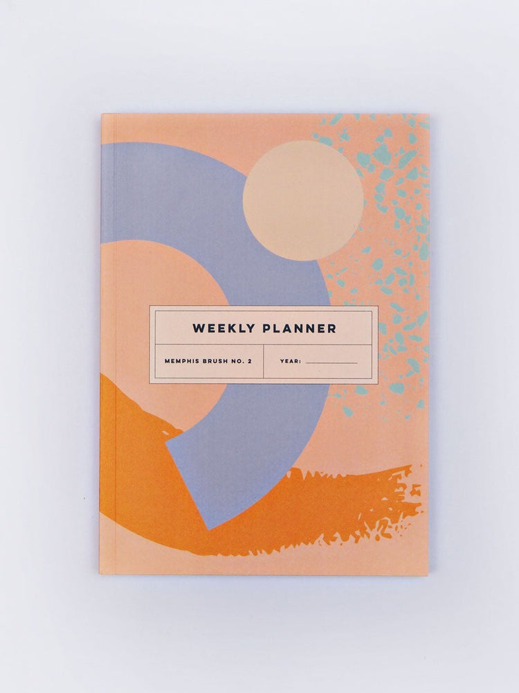 The Completist Sample Sale Memphis Brush Weekly Planner