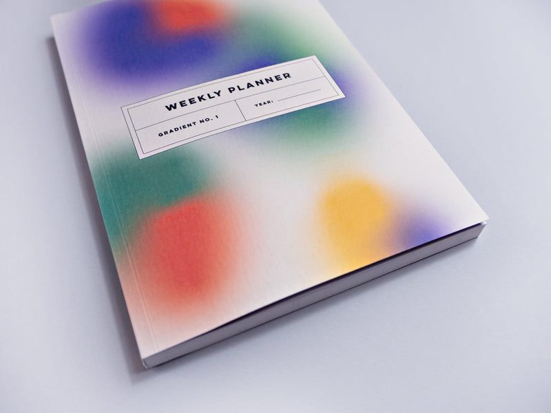 The Completist Gradient Undated Weekly Planner Book