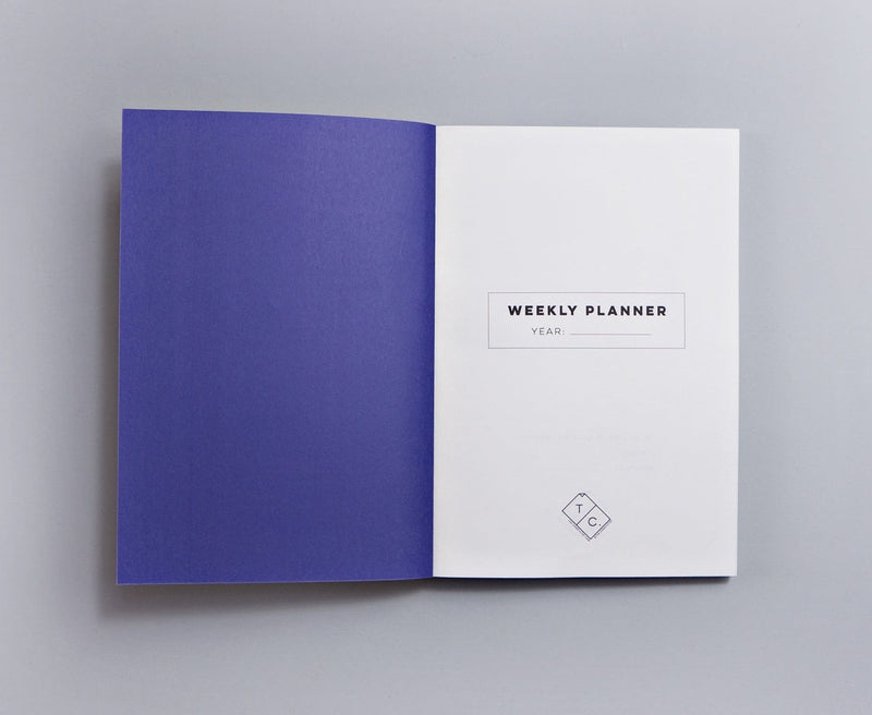 The Completist Gradient Undated Weekly Planner Book