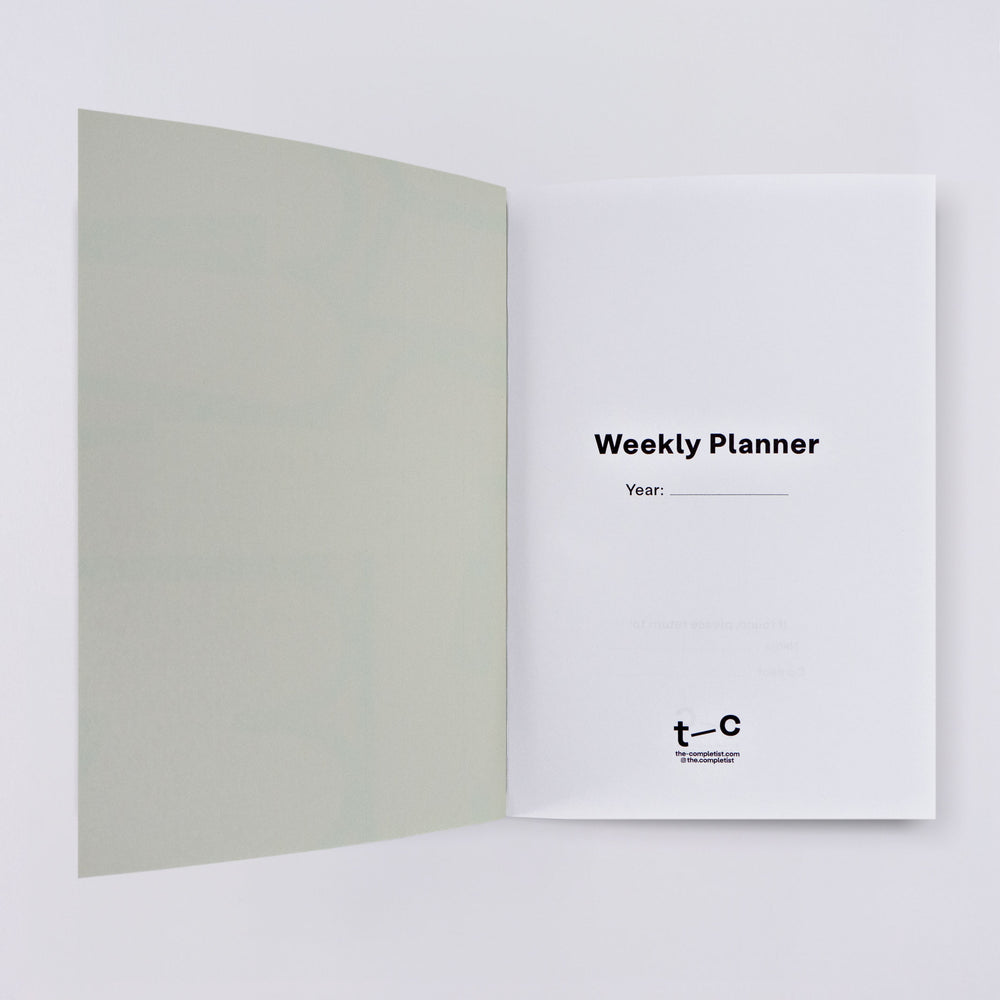 Hinoki Undated Weekly Planner Book