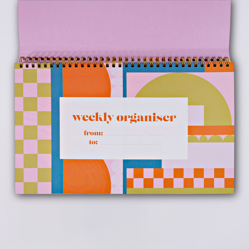 Ginger Weekly Organiser Book