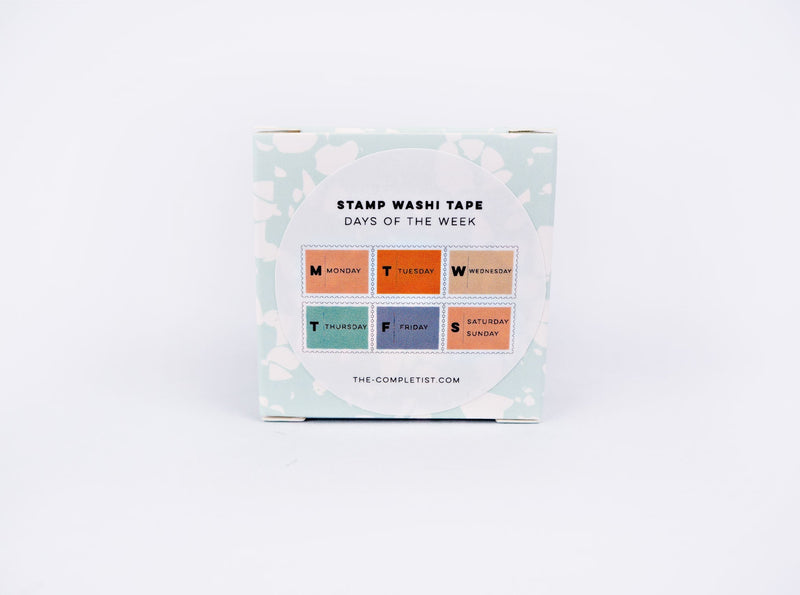 The Completist Days of the Week Stamp Washi Tape