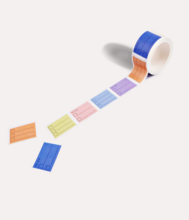 The Completist To Do List Stamp Washi Tape