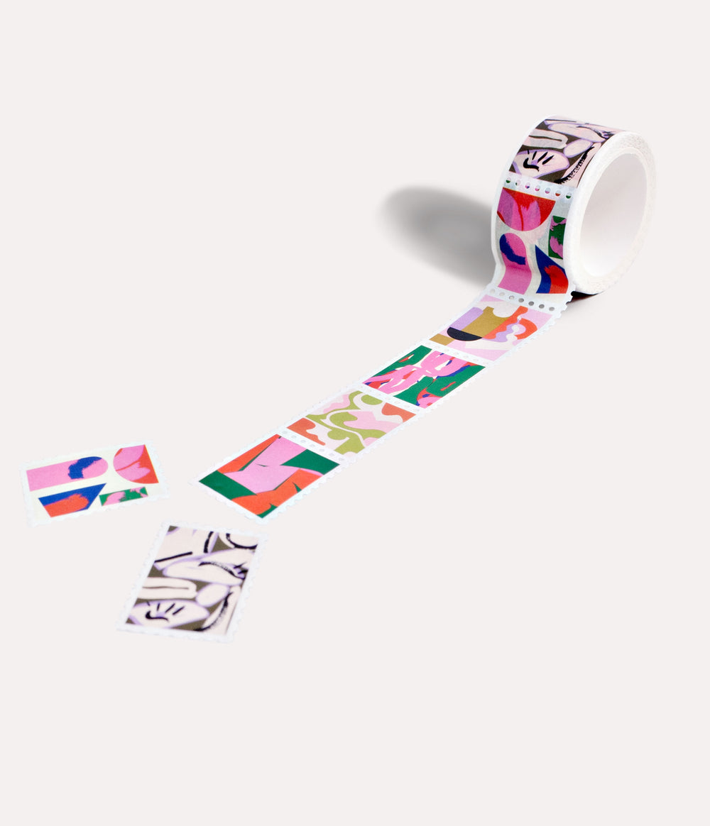 Capri Mix Stamp Washi Tape