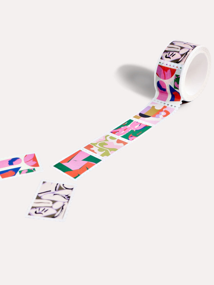 The Completist Capri Mix Stamp Washi Tape