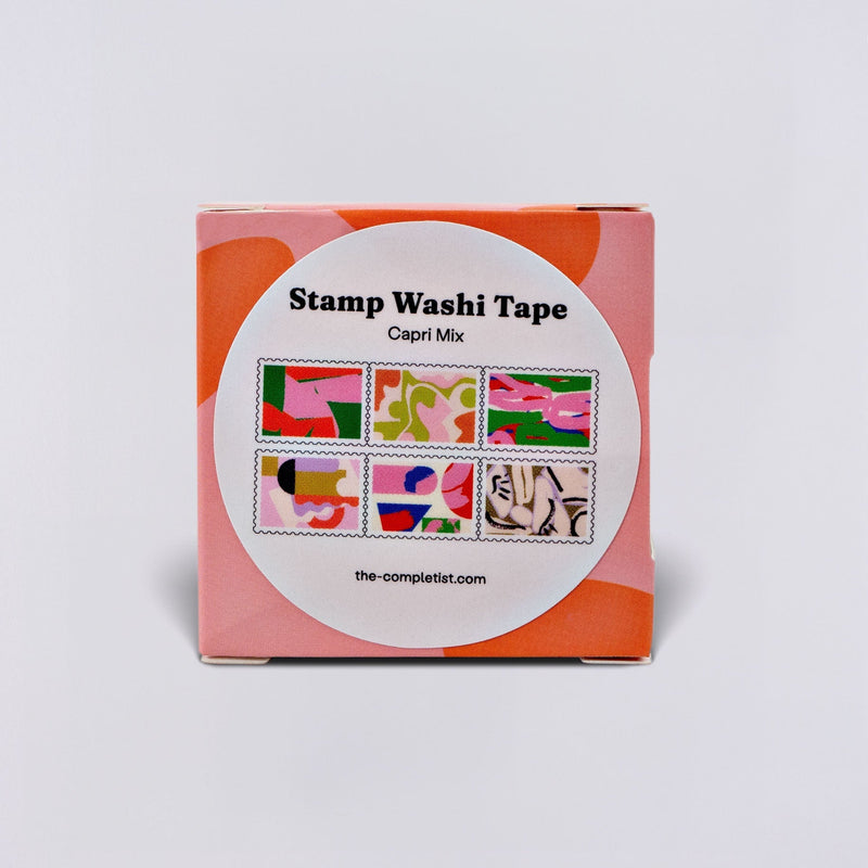 The Completist Capri Mix Stamp Washi Tape