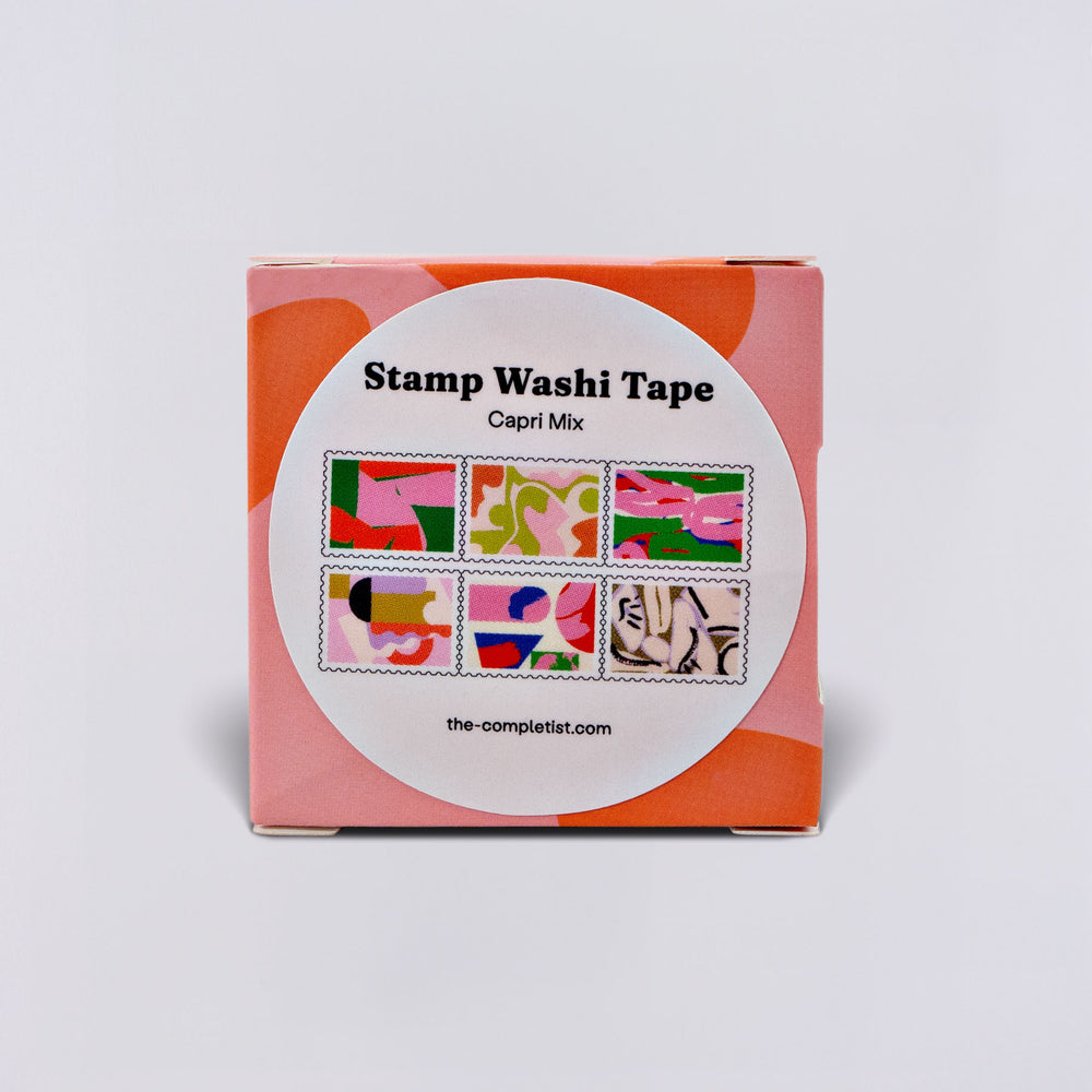 Capri Mix Stamp Washi Tape