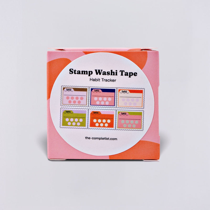 The Completist Habit Tracker Stamp Washi Tape