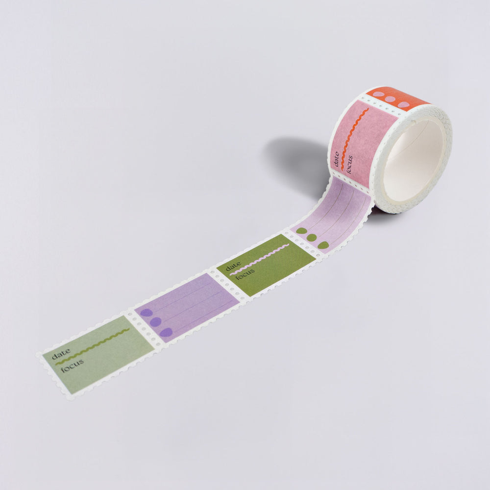 Focus Checklist Stamp Washi