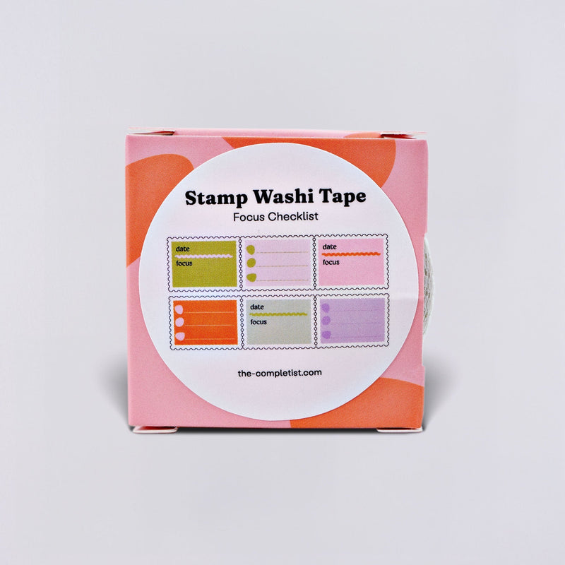 The Completist Focus Checklist Stamp Washi Tape