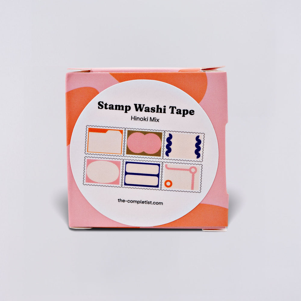 Hinoki Mix Stamp Washi Tape