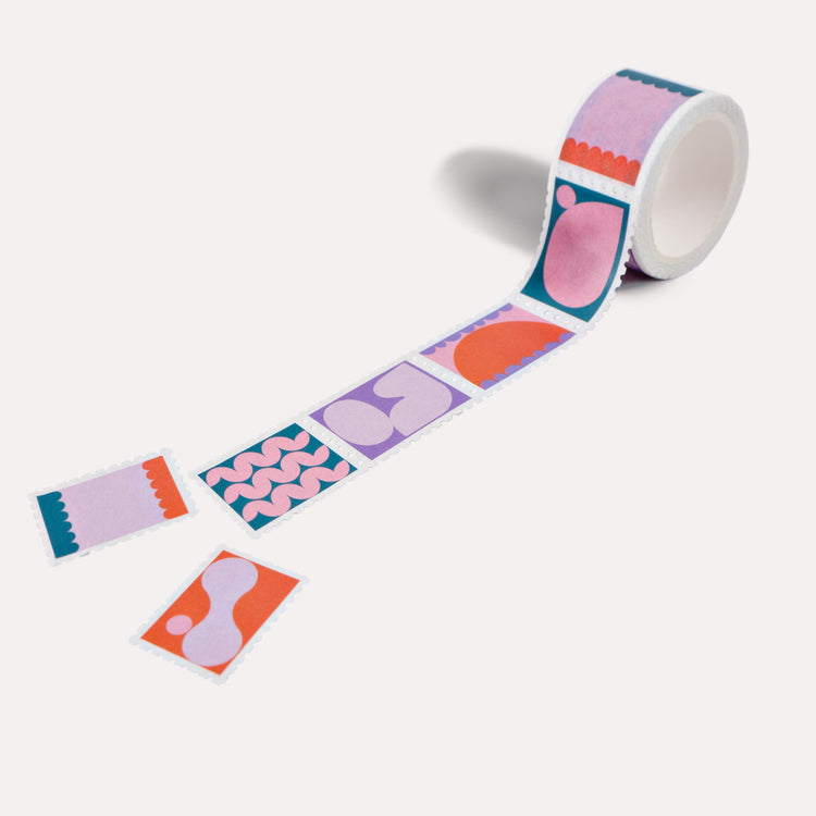 Ginger Mix Stamp Washi Tape