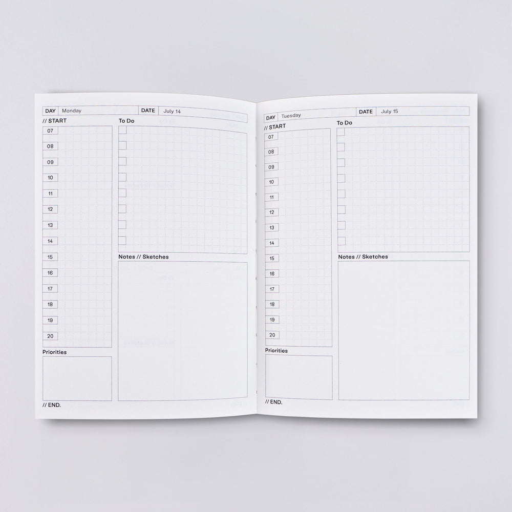 Hinoki 2025 Daily Planner Book