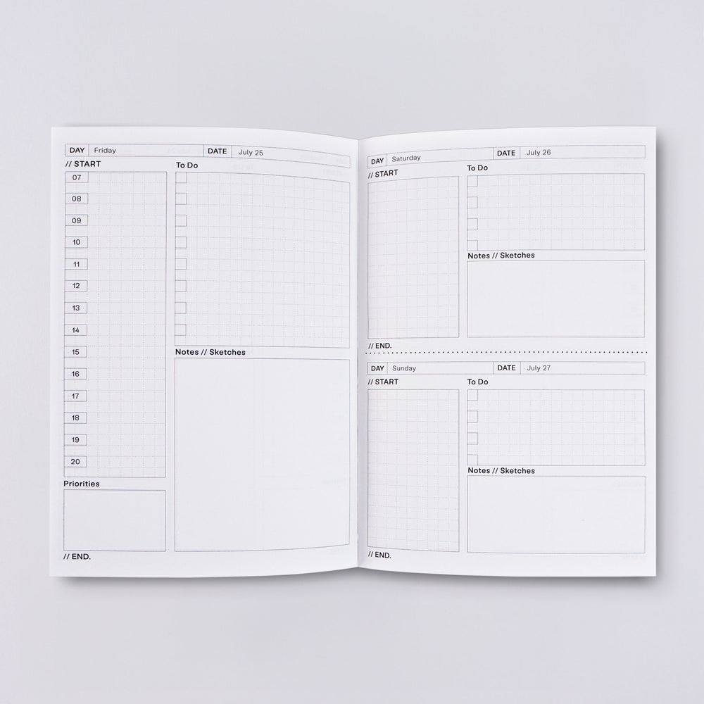 Hinoki 2025 Daily Planner Book