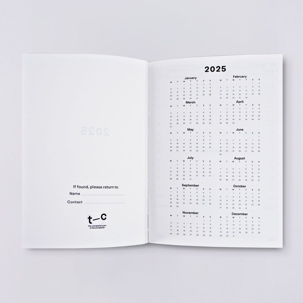 Hinoki 2025 Daily Planner Book